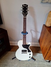 Maestro By Gibson Les Paul Jr Electric Guitar - White w/ Strap And Gigbag