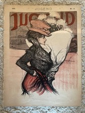 Czasopismo Młodzież nr 31 z 1901 roku! - Czysta secesja, świetna grafika