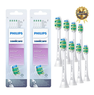 4/8X Philips Sonicare i HX9004 InterCare Standard-Bürstenköpfe für Schallzahnbür