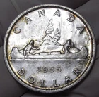 Canada 1955 $1 Silver Dollar
