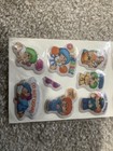 Norfin Trolls 10 Puffy Stick-Ons Stickers Vintage 1992 New n package  & note pad — photo 6