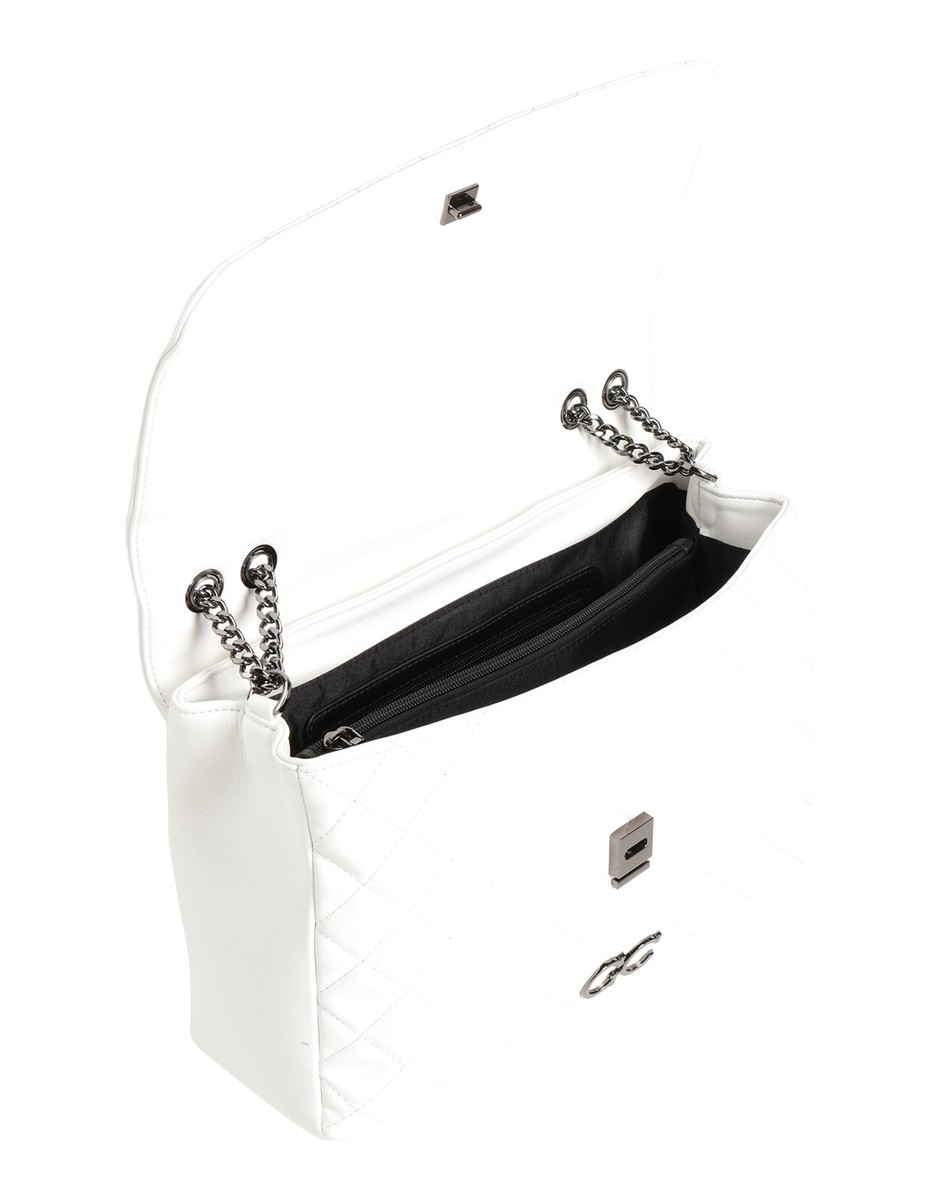 RRP€216 GIO CELLINI MILANO Shoulder Bag Quilted PU Leather Logo