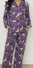 Printfresh~Must love Dogs~sz XL~Pajamas PJ Set~Organic Cotton~Amethyst Eco Satin — photo 2