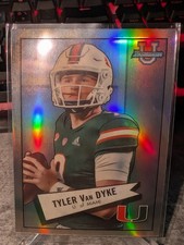 Tyler van Dyke 2022 topps Bowman chrome 1952 Miami Hurricanes