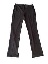 TAHARI Dark Brown Straight Leg Business Casual Pockets Pants Sz 6