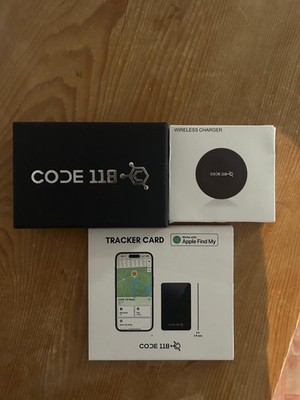 code 118 wallet, Smartwallet mit Karten Tracker für Apple Wo ist