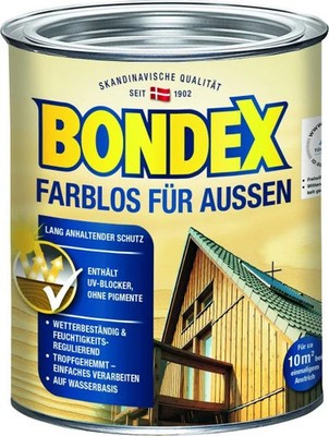 Bondex Farblos für Außen 750 ml, farblos Holzschutzfarbe Holzschutz