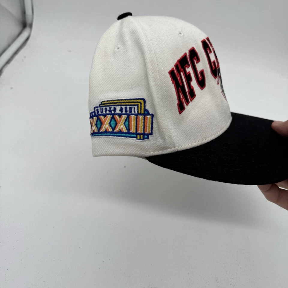 Sombrero Snapback Vintage Atlanta Falcons 1998 NFC Champions Super Bowl XXXIII NFL Foto 3 de 4