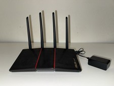 ASUS RT-AX55 V2 AX1800 Dual-Band WiFi 6 Router, 4-Port Gigabit, Black