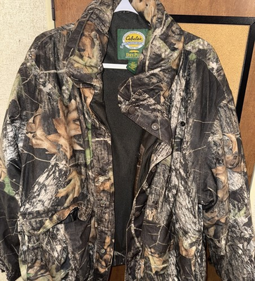 #ad #ad Cabelas Dry Plus XL Mossy Oak Duck Camo Hunting Coat Jacket Thinsulate $32.00
