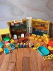 Vintage 1969 Little People Play Family Yellow House Furniture #952 + Extras READ