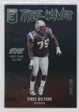 2025 Panini Donruss Elite Title Waves /799 Vince Wilfork #5 o8g