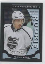 2015 Upper Deck O-Pee-Chee Update Black Rainbow Foil 4/100 Jordan Weal #U36 i9i