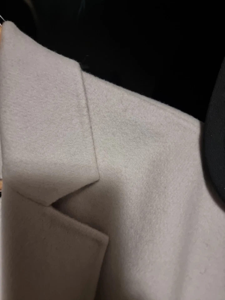 Massimo Dutti Wollmantel hell-beigeGröße M Neuwertig - Bild 3 von 4