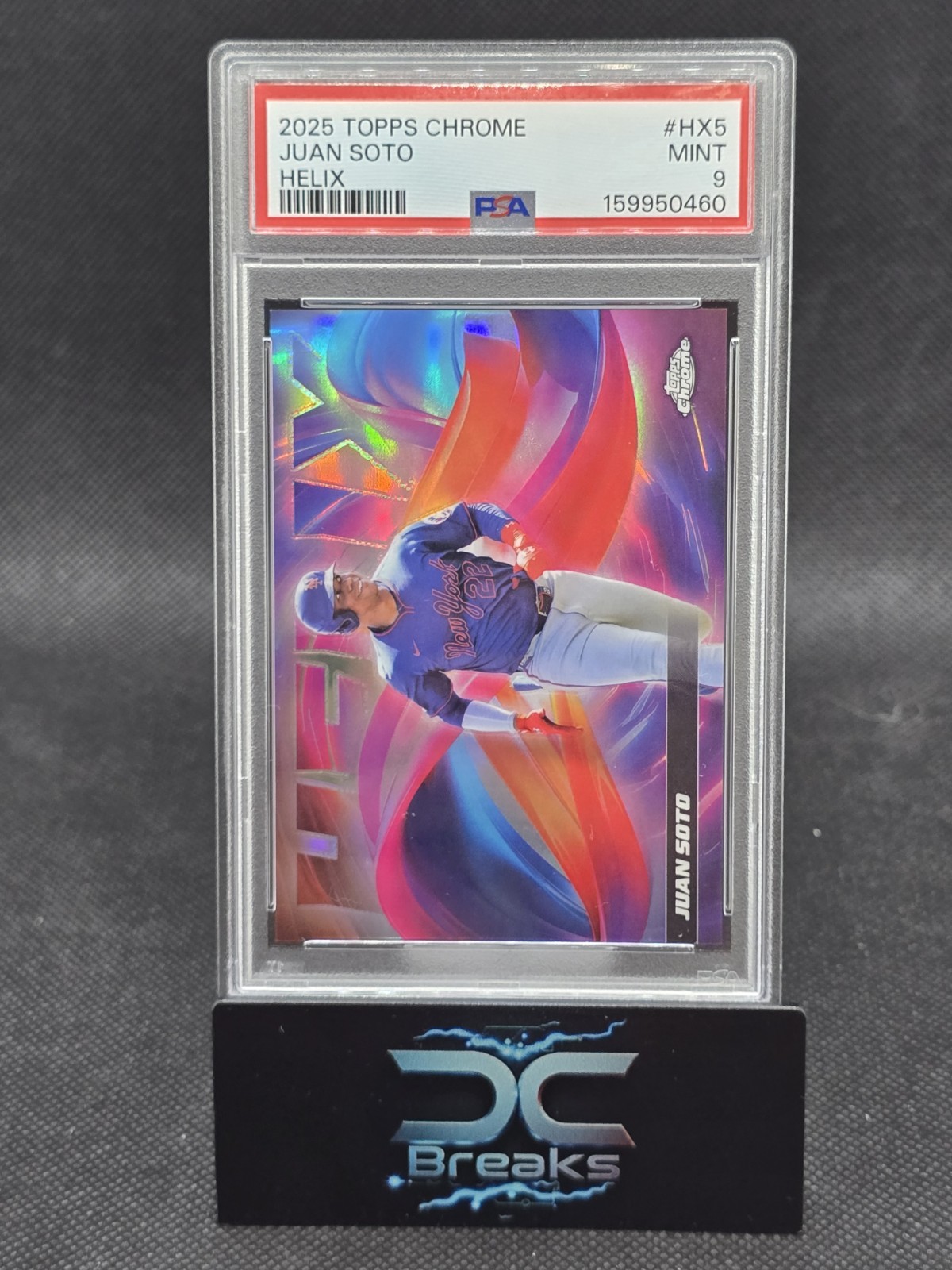 2025 Topps Chrome Juan Soto Helix PSA-9