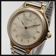 CITIZEN 4634-E68567 Fluve Men's Watch Quartz Vintage Round Analog From Japan