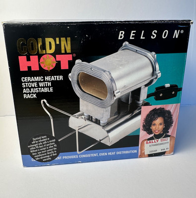 Belson Gold N Hot Ceramic Heater Stove /Adjustable Rack Mod. 9209 115V TESTED
