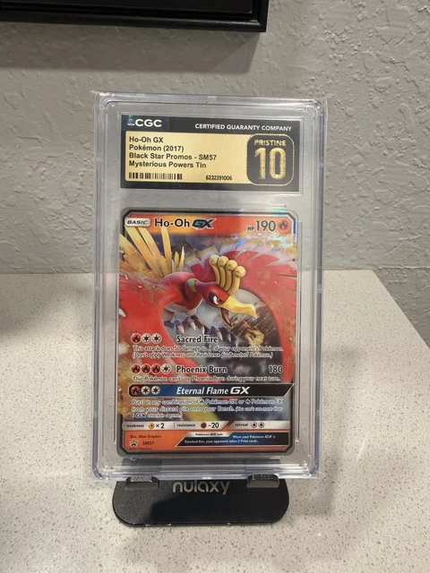 Ho-Oh GX SM57 Black Star Promo Holo English CGC 10 Pristine 6232391006