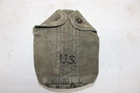 US Military Issue WW2 Era 1941 Water Canteen Canvas Pouch OD 3  JC19