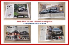 BMW 730d F01 mit 245PS Literaturpaket - 7 komplette Zeitschriften