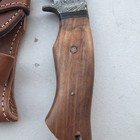 Hand Made Damascus Hunting Knife, Full Tang, Brand New — photo 3