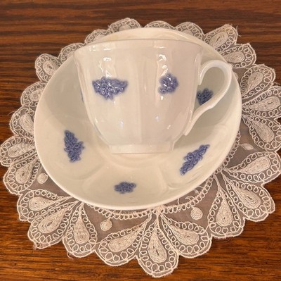  Blue Chelsea  Cup & Saucer Adderley Fine Bone China England