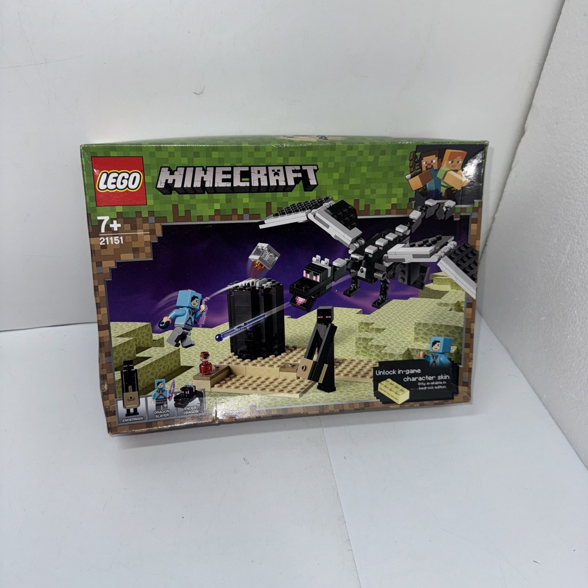 Lego Minecraft Set 21151 - Bedrock Edition- The End Battle - Minor