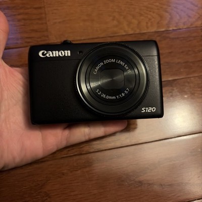 Canon PowerShot S120 5x Optical Zoom Compact Digital Camera Tested Working