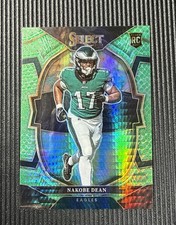 2022 Panini Select Concourse Nakobe Dean #80 Dragon Scale Prizm /89 RC Rookie