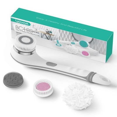 Rechargeable Electric Body Brush for Shower - Exfoliating Back Scrubber