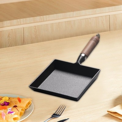Omelettpfanne Japanische Omelettpfanne mit Griff Kochzubehör Tragbar Kuchen