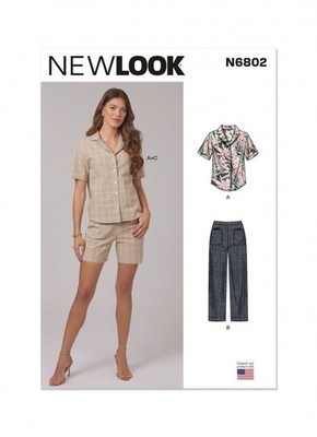 New Look Papier Schnittmuster 6802