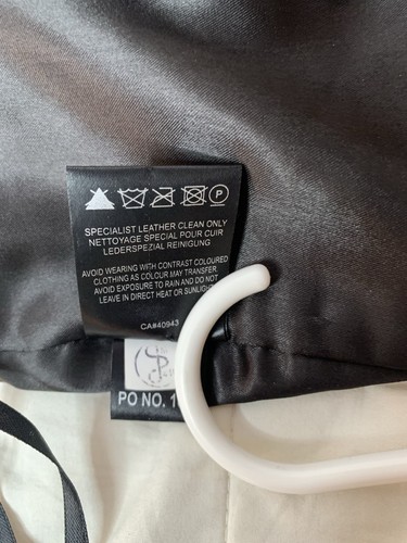 Muubaa pantaloncino donna 100% pelle di agnello taglia US4UKsize8EUsize36 - Foto 11 di 13