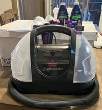 Bissell 1400W Little Green Pet, Portable Carpet Cleaner (Purple)