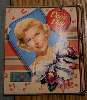 Vintage Original 1952 Whitman Publishing Doris Day Paper Dolls Cut & Used