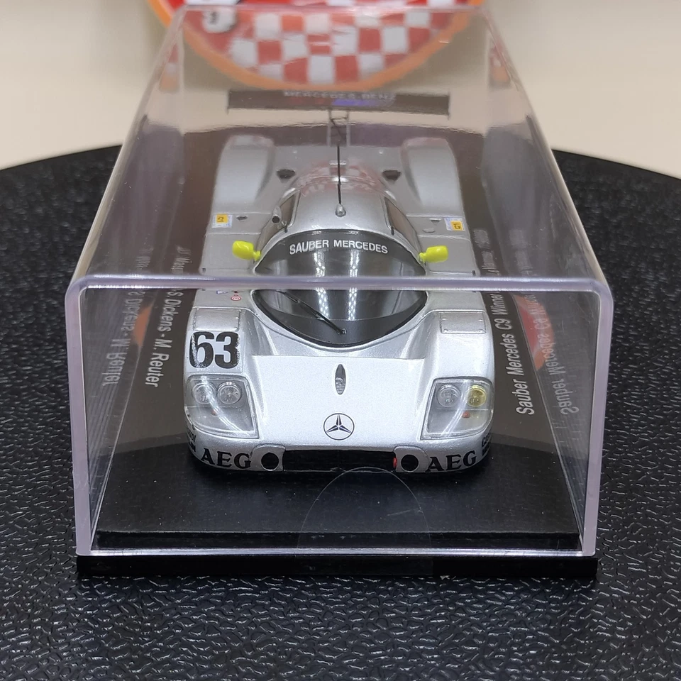 SPARK 1/43 Sauber Mercedes C9 Winner Le Mans 1989 Mass Dickens Reuter 43LM89 - Imagem 3 de 4