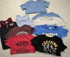 Boys Shirt Lot 4-5 5T Mixed Brands Graphic Tee Tank Bundle Playwear