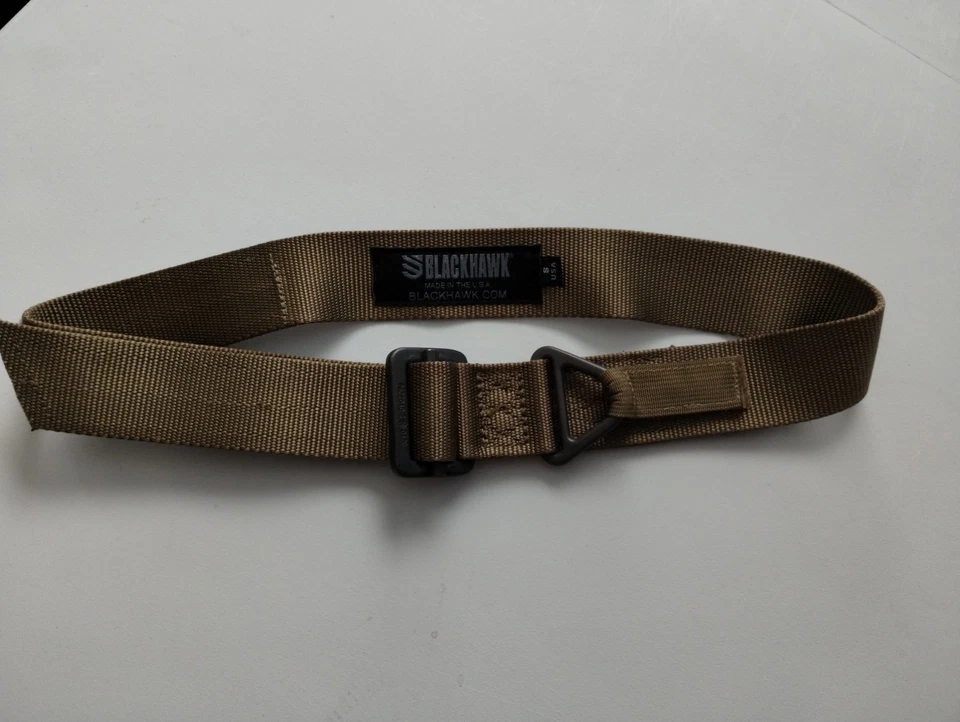 Blackhawk CQB Riggers Belt Coyote Tan Small 1.75 Tactical Rescue Nylon USA Made - Image 3 of 4