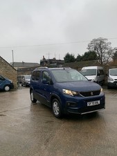 WHEELCHAIR WAV DISABLED ACCESSIBLE 2020 70 PEUGEOT RIFTER ALLURE REAR RAMP FSH