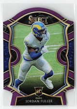 2020 PANINI SELECT CONCOURSE JORDAN FULLER #75 PURPLE RC RAMS
