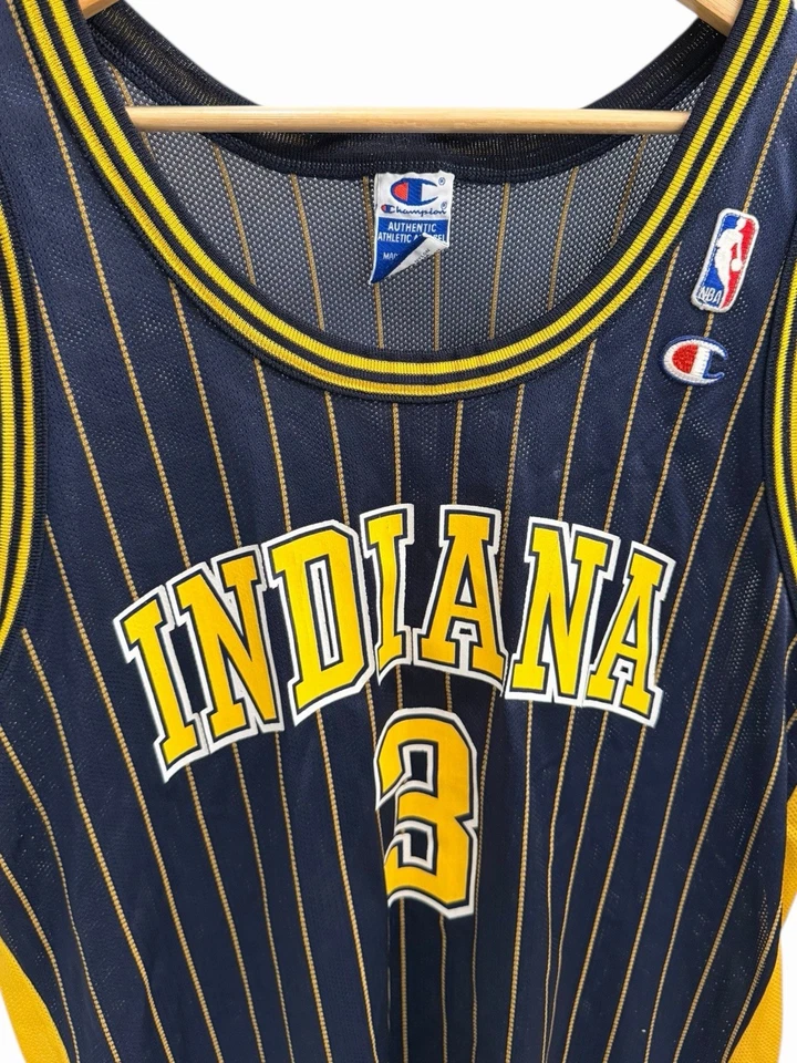 Camiseta de Campeón Auténtica NBA Indiana Pacers De Colección - 44/Grande • Al Harrington Foto 2 de 4