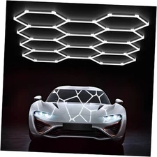  Gen 2 Hexagon Garage Lights: 322W 32200LM 11 Grids Hexagon Led Light, 11 HEX