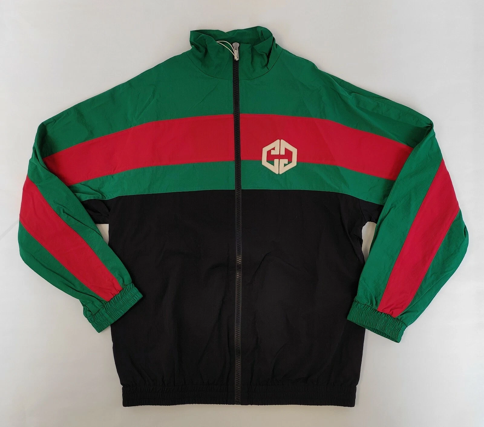 Gucci Bambini Nero Nylon GRG Rete Logo Ricamato 10 Donna XS 591618 1043