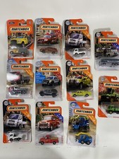 Matchbox 11 PCs Diecast lot Pickup Trucks Buses Commercial Vehicles Cars 1:64