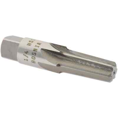1/4'' Pipe HSS Taper Pipe Reamer, 13/32'' Small End, 1-1/16'' Straight Flute