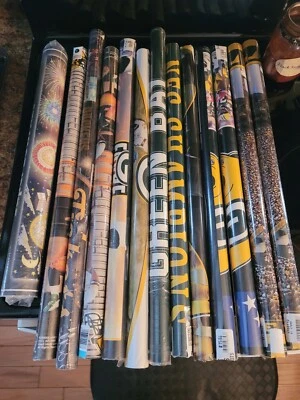 13pc lot Green Bay Packers vintage posters New Lambeau,Favre,Superbowl,more - Image 1 of 4