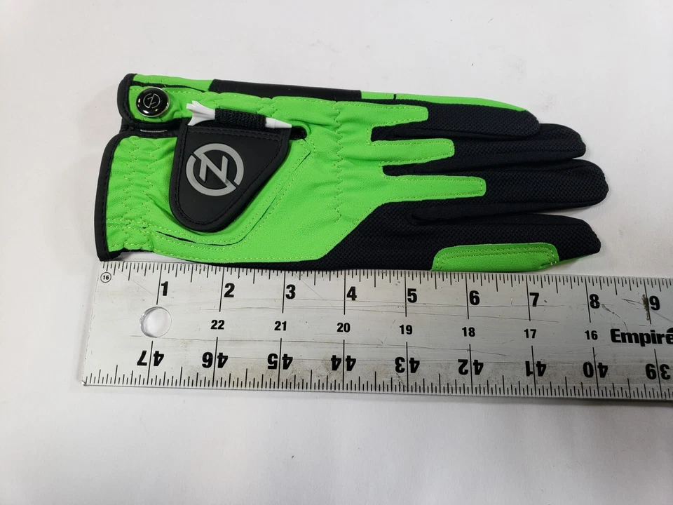 Guante de golf sintético ajuste de compresión Zero Friction para hombre, ajuste universal verde Foto 2 de 4