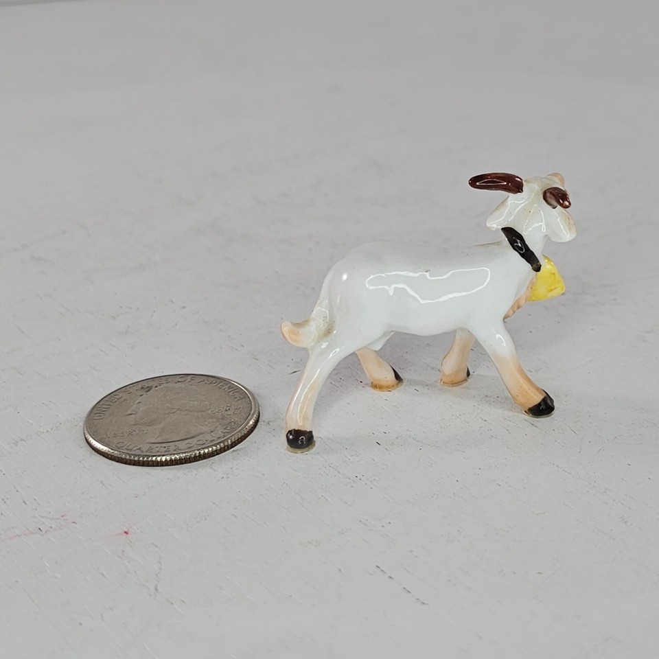 Vintage Freeman McFarlin Good Porcelain Goat Figurine With