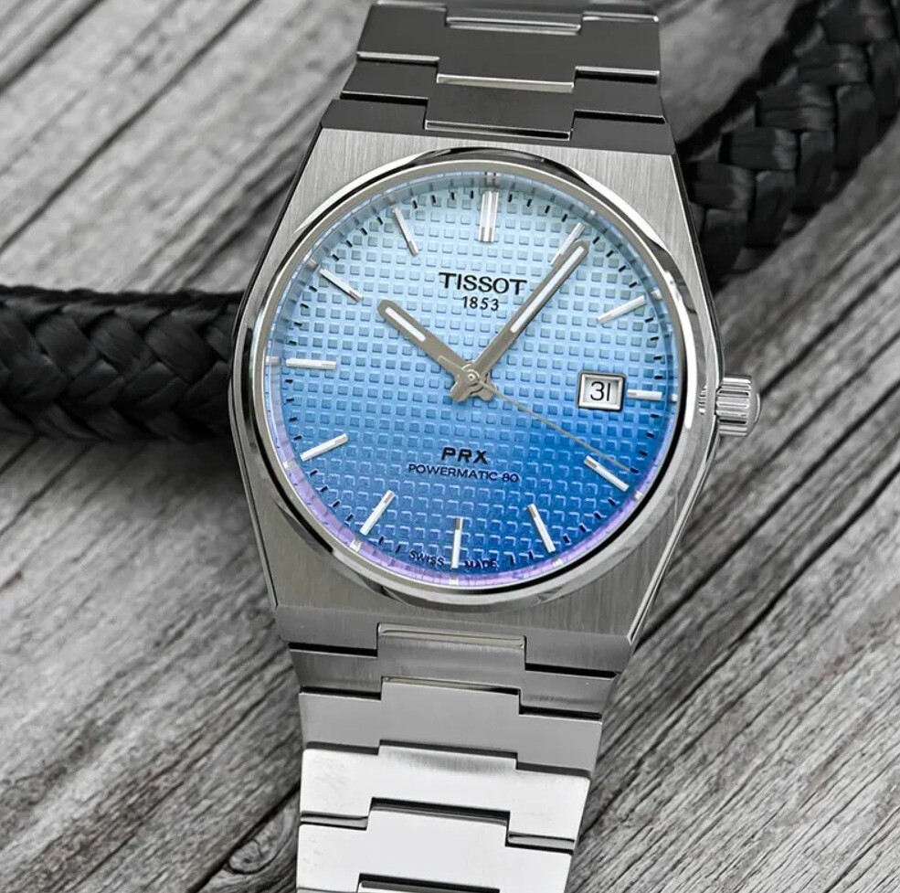 Tissot T137.407.11.351.01 PRX Powermatic 80 Gradient Blue