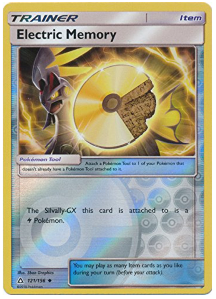 Electric Memory - 121/156 - Uncommon - Reverse Holo - Sun & Moon: Ultra Prism